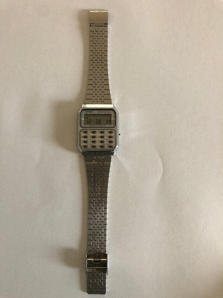 Zeldzame Casio CS-821 Calculator Watch (1982), Ophalen, Polshorloge, Overige merken
