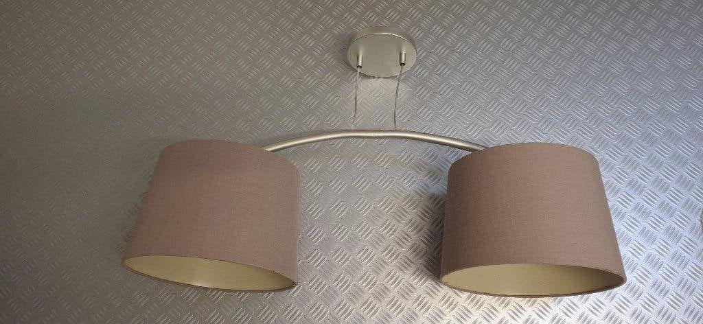 Philips Myliving Sella - Hanglamp Taupe bruin, Ophalen of Verzenden, Gebruikt, Stof