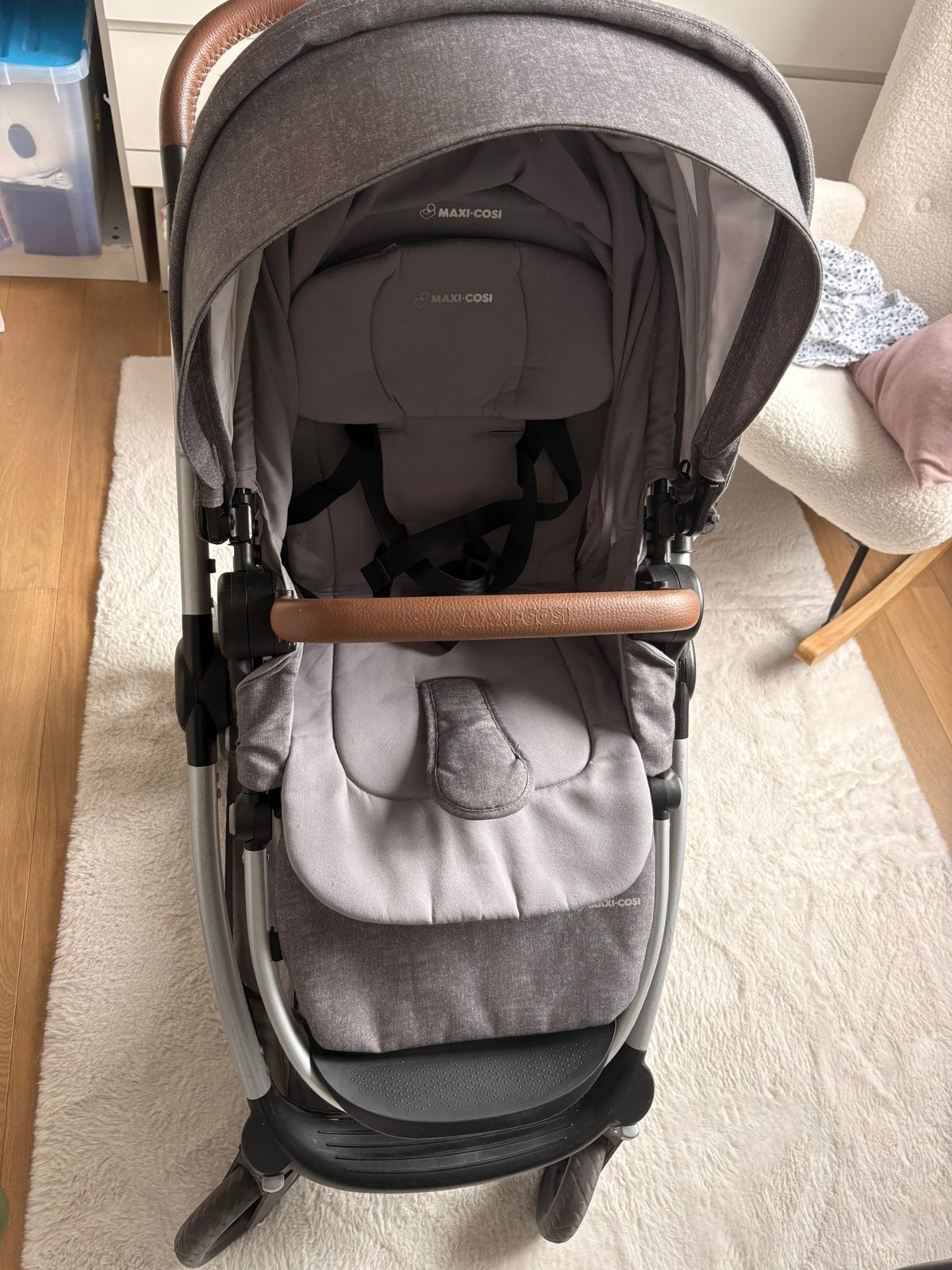 Pousette maxicosi trio, Enfants & Bébés, Avec siège auto, Enlèvement, Utilisé, Poussette