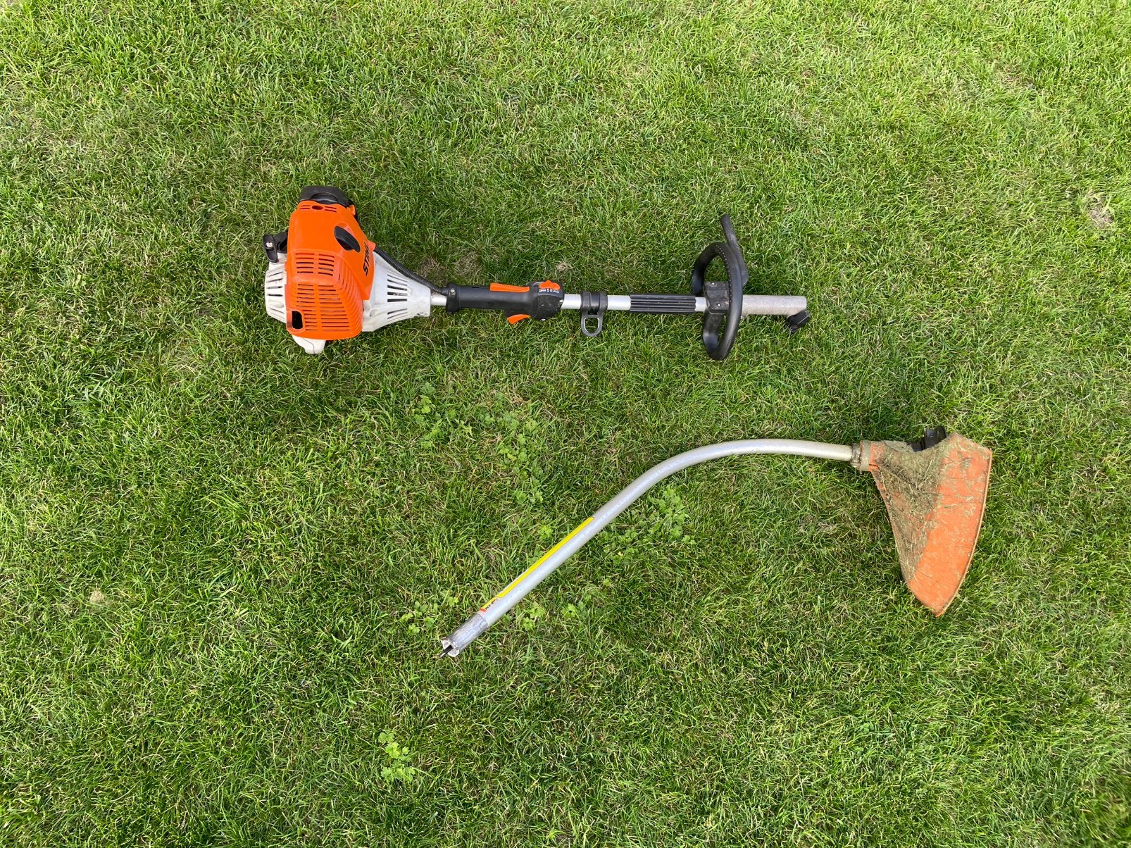 Stihl combi motor met draadmaaikop, Ophalen, Zo goed als nieuw, Benzine