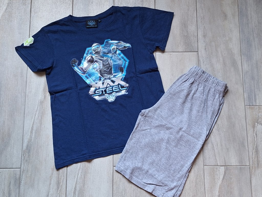 ★ M140 - Zomerpyjama Max Steel, Ophalen of Verzenden, Gebruikt, Jongen, Nacht- of Onderkleding