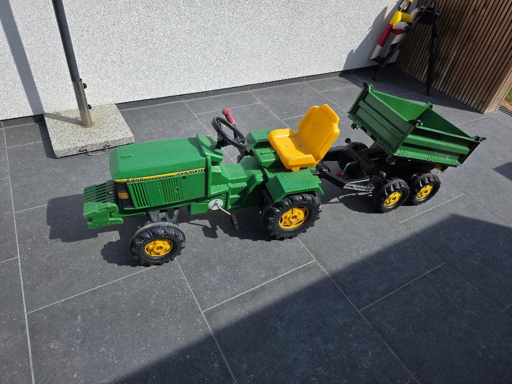 Traptraktor john deere met kipper, Ophalen, Gebruikt, Trapvoertuig