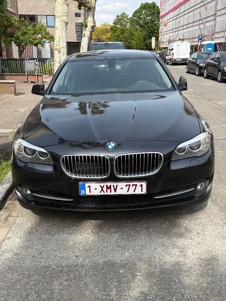 BMW Série 5 Berline — Gris foncé métallisé — Diesel — 2012, Autos, 135 kW, Bleu, 5 portes, Diesel
