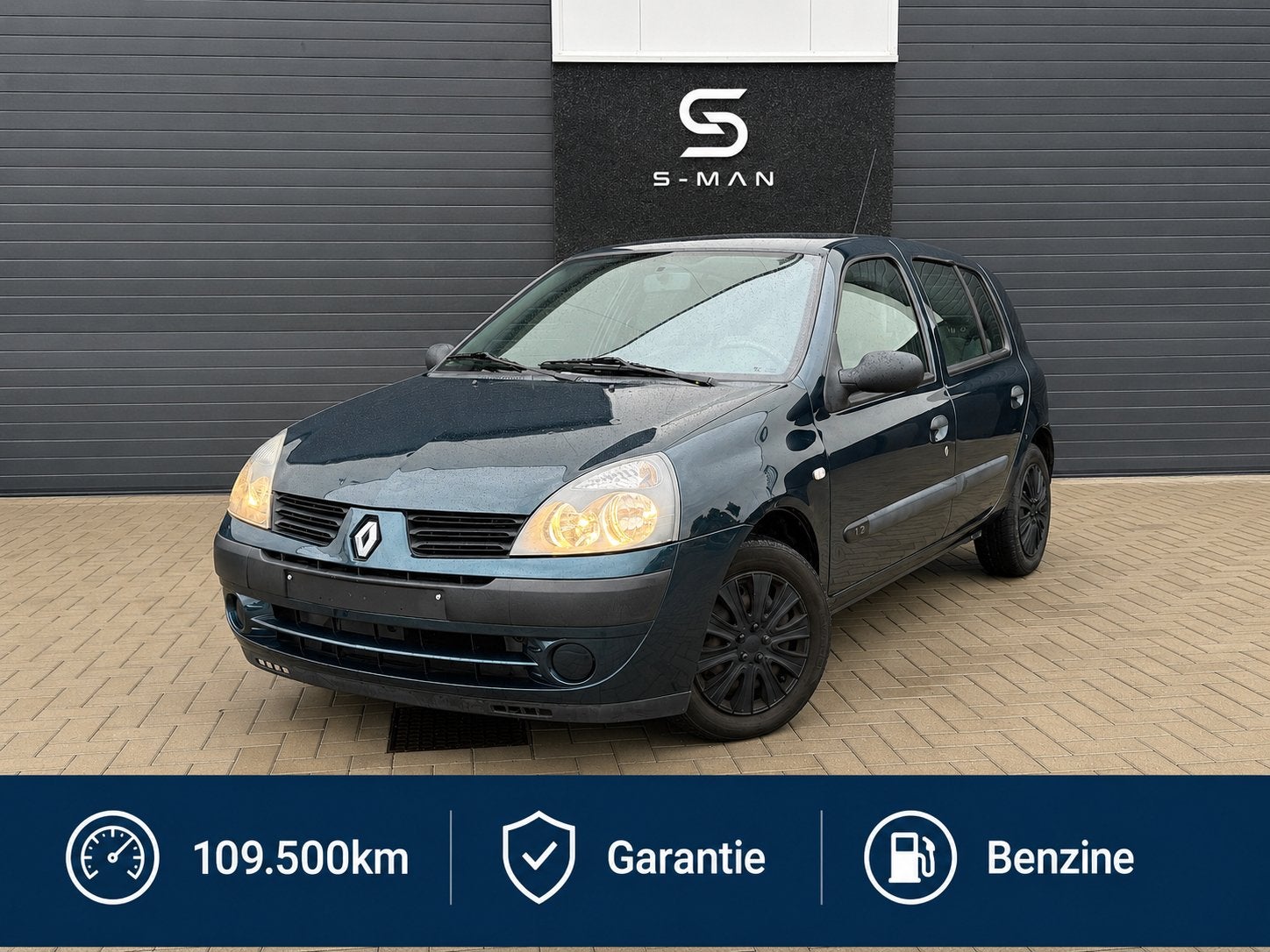 Renault Clio - 1.2 Essence - 05/2005, Autos, Renault, Entreprise, Achat, Clio, ABS, Airbags, Alarme, Ordinateur de bord, Verrouillage central