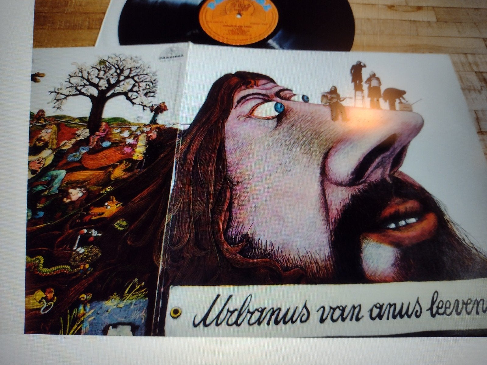 BELPOP LP: URBANUS VAN ANUS LEEVEND (1974 BRUGGE), CD & DVD, Enlèvement ou Envoi, Comme neuf, Autres genres, Housse de protection extérieure