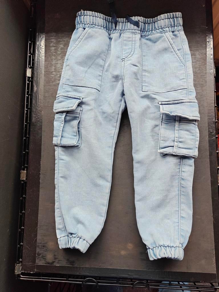 Jeans met cargozakken, Gebruikt, Jongen, Wibra, Ophalen