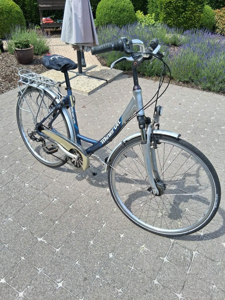 Damesfiets Minerva Ascot met versnellingen, Gebruikt, Velgrem, Versnellingen, 56 cm of meer