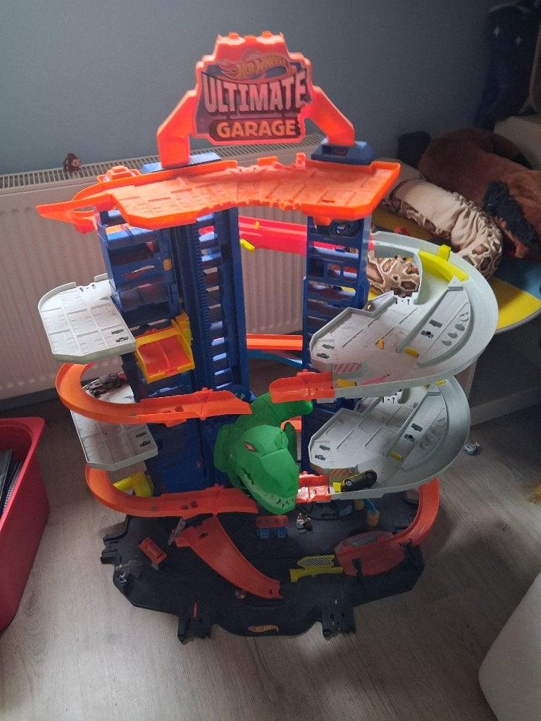 Ultimate garage hotweels, Ophalen, Racebaan, Zo goed als nieuw, Hot Wheels