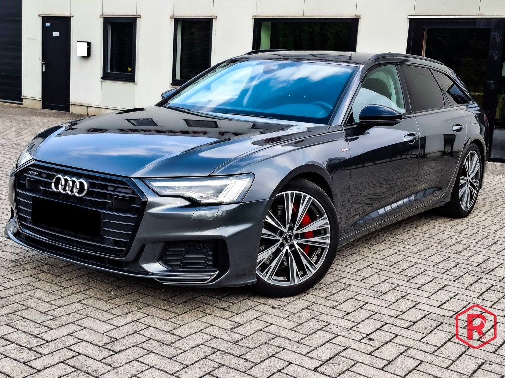 Audi A6 Avant 55 TFSI e S line Quattro, Cuir, Argent ou Gris, Euro 6, Entreprise