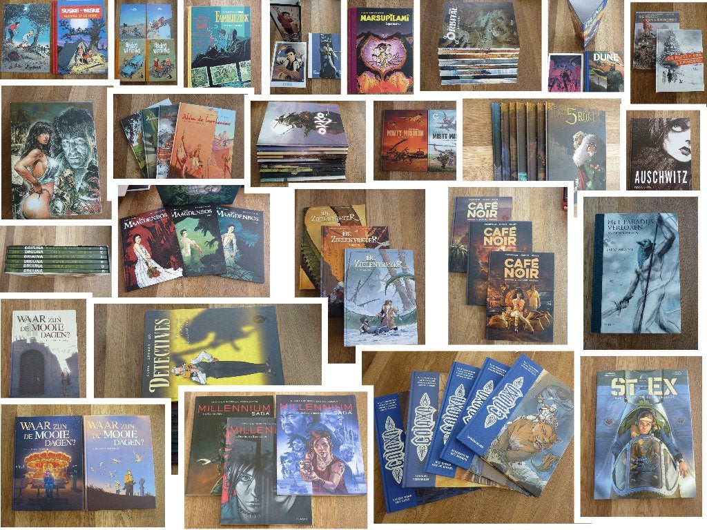Collectie strips, graphic novels, Boeken, Meerdere stripboeken, Ophalen of Verzenden, Zo goed als nieuw