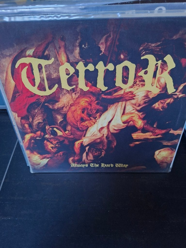 lp - terror - always the hard way - yellow vinyl - bak 4, LP, Originele persing, Ophalen of Verzenden, 12 inch