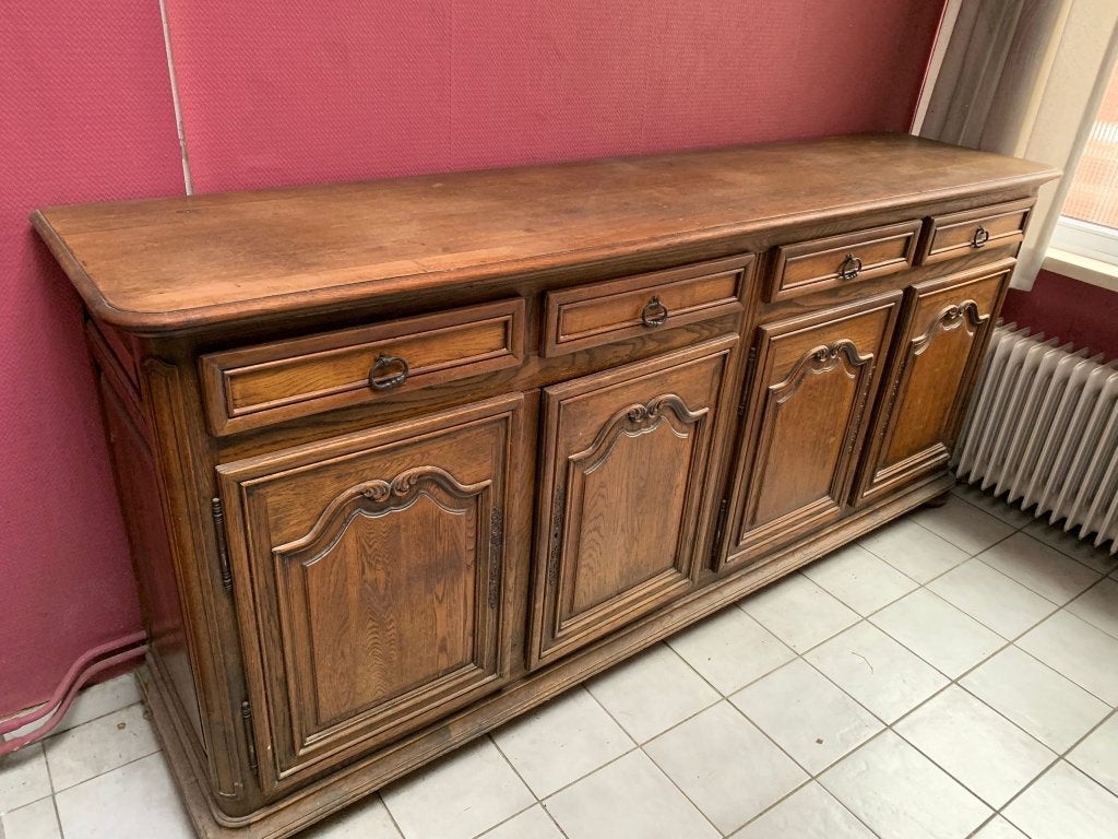 Dressoir in eik, Huis en Inrichting, Kasten | Dressoirs, Ophalen, Gebruikt, Rustiek, Eikenhout