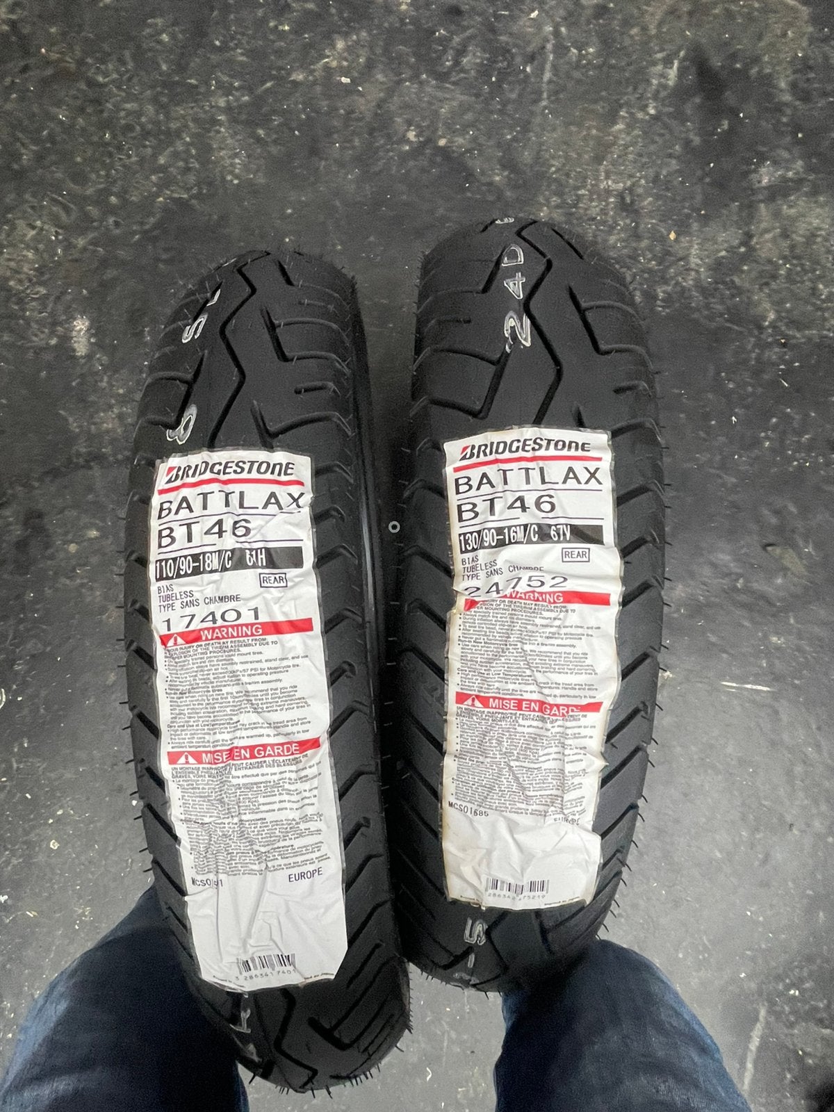 2x Bridgestone Battlax BT46 – NIEUW, Motoren, Ophalen, Nieuw