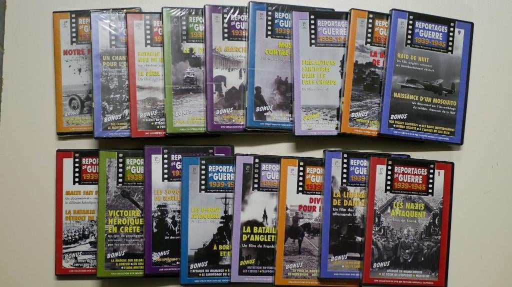 DVD 2e seconde guerre mondiale 1940 - 1945, Collections, Objets militaires | Seconde Guerre mondiale, Enlèvement ou Envoi, Autres