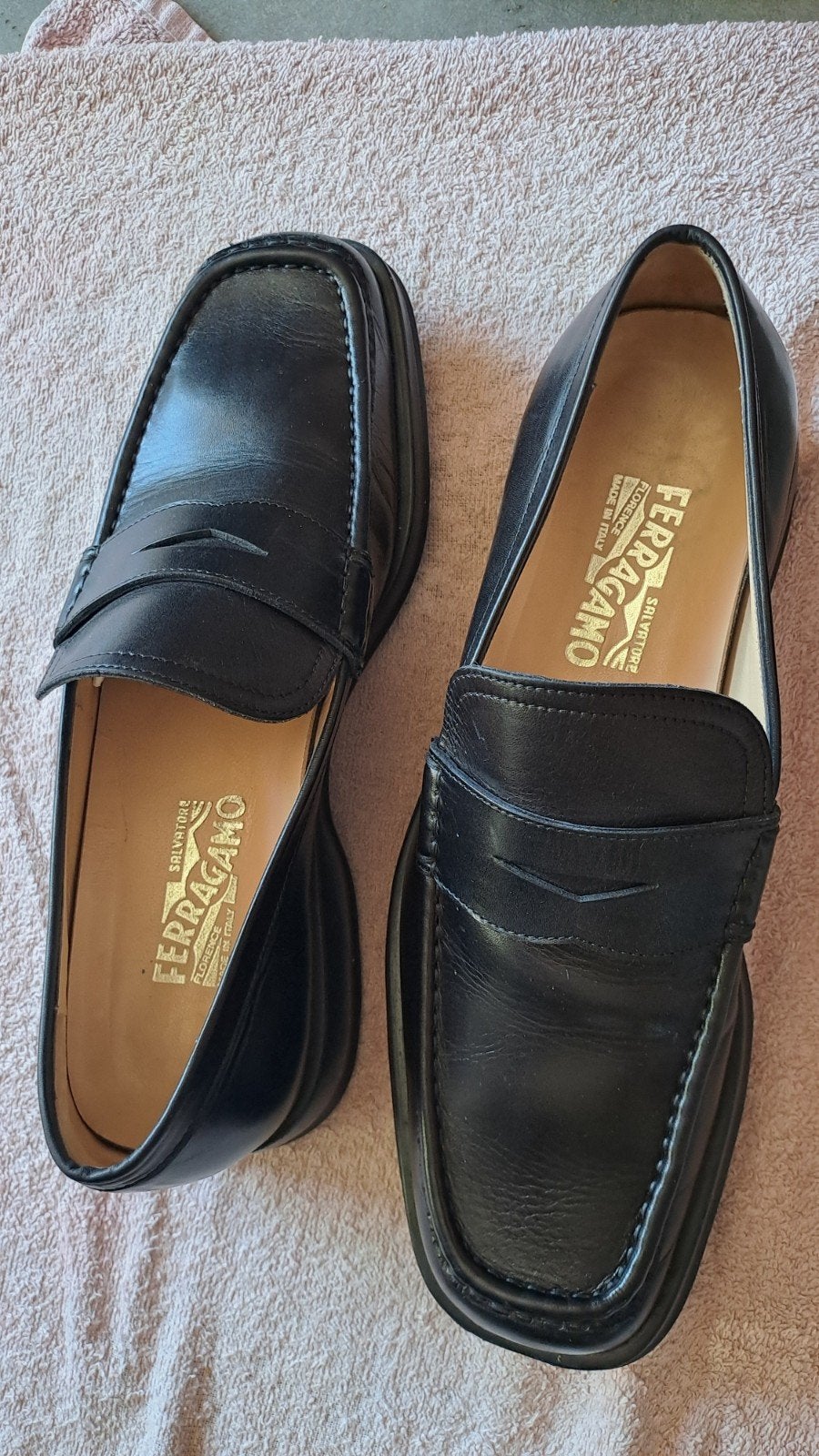 Mocassin vintage Salvatore Ferragamo, Enlèvement ou Envoi, Noir