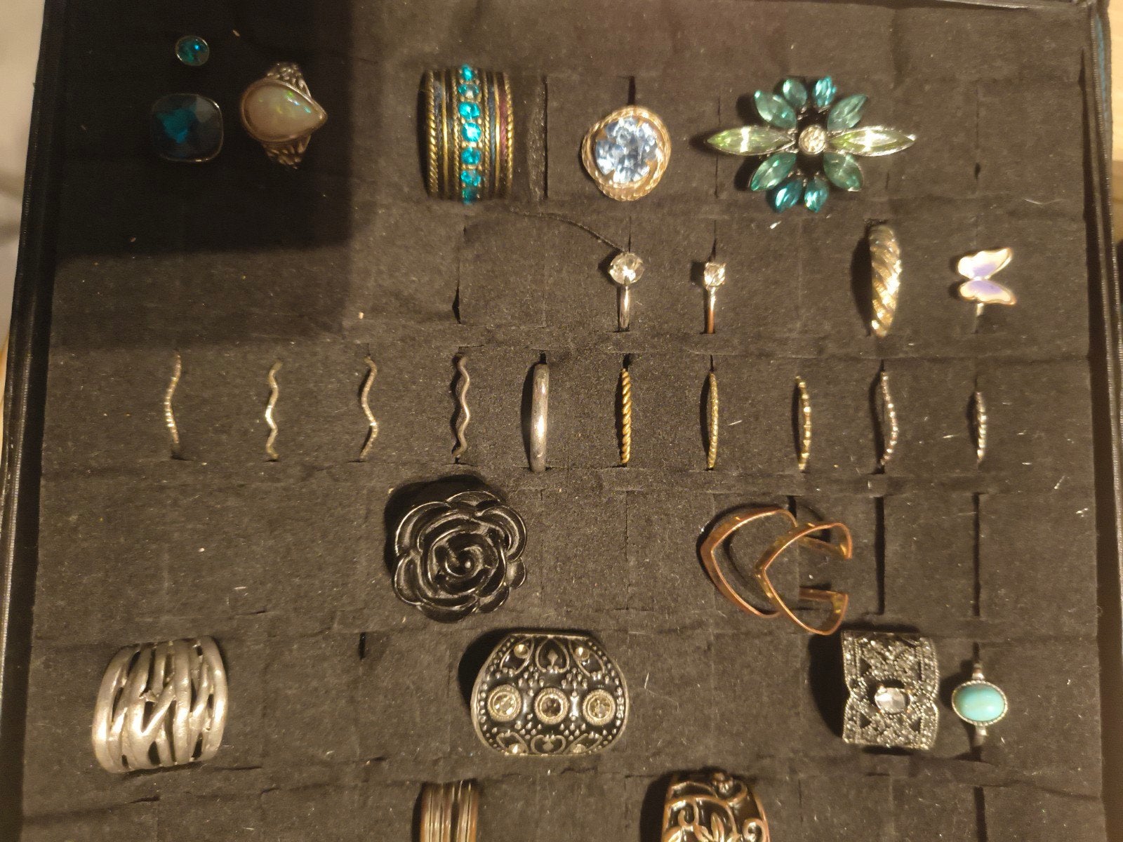 Prachtige collectie ringen – vintage, boho & trendy – div, Overige materialen, Overige kleuren, Nieuw, Ophalen of Verzenden