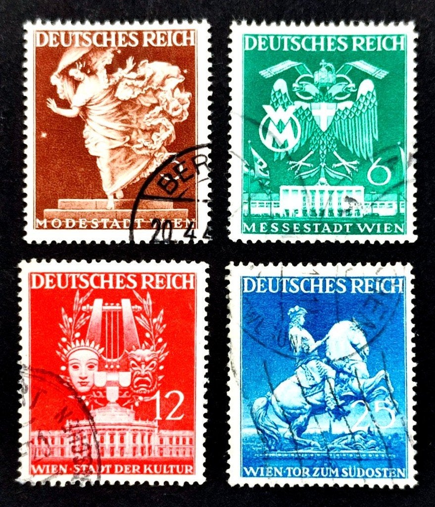 Deutsches Reich : Wiener Frühjahrsmesse 1941 COMPLEET!, Ophalen of Verzenden, Overige periodes, Gestempeld