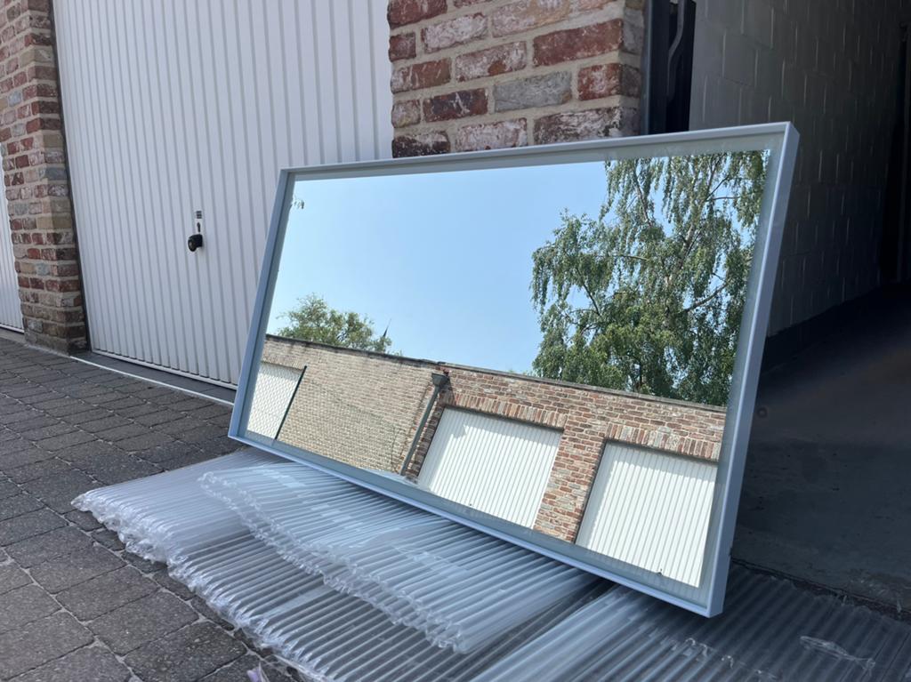 Badkamer spiegel  140x80 met ledverlichting, Ophalen, 100 tot 150 cm, Overige typen, Nieuw