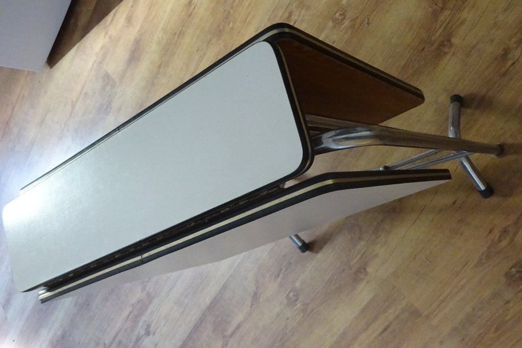 inklaptafel, Huis en Inrichting, Tafels | Eettafels, Ophalen, Overige houtsoorten, Gebruikt, 50 tot 100 cm