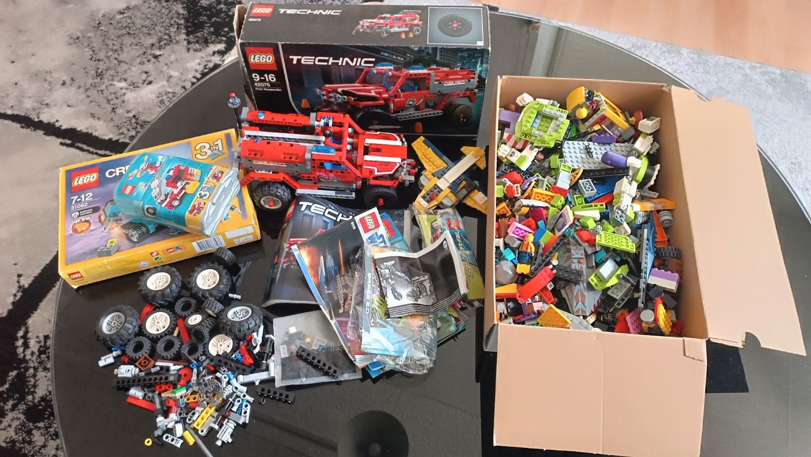 Lot de lego 2, Ophalen