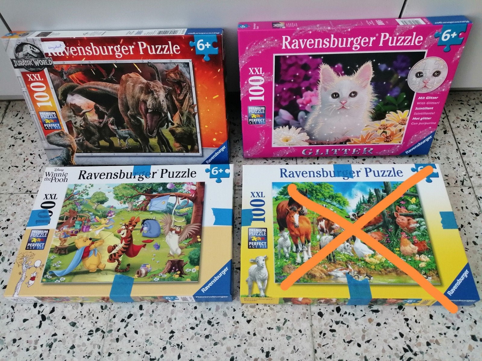 Différents puzzles pour enfants, Enlèvement, Plus de 50 pièces, Comme neuf, 6 ans ou plus