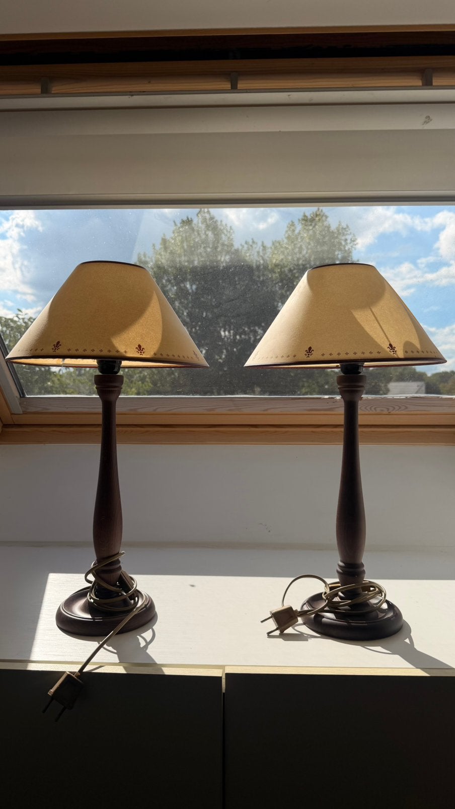 Laura Ashley tafellampen, Gebruikt, Overige merken, Met kap, 55 cm