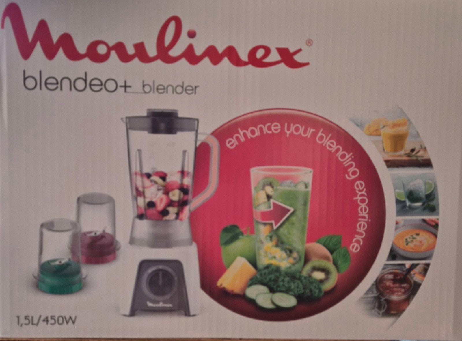 Moulinex Blendeo+ nieuw in doos met factuur 02/06/2026, Ophalen, Blender
