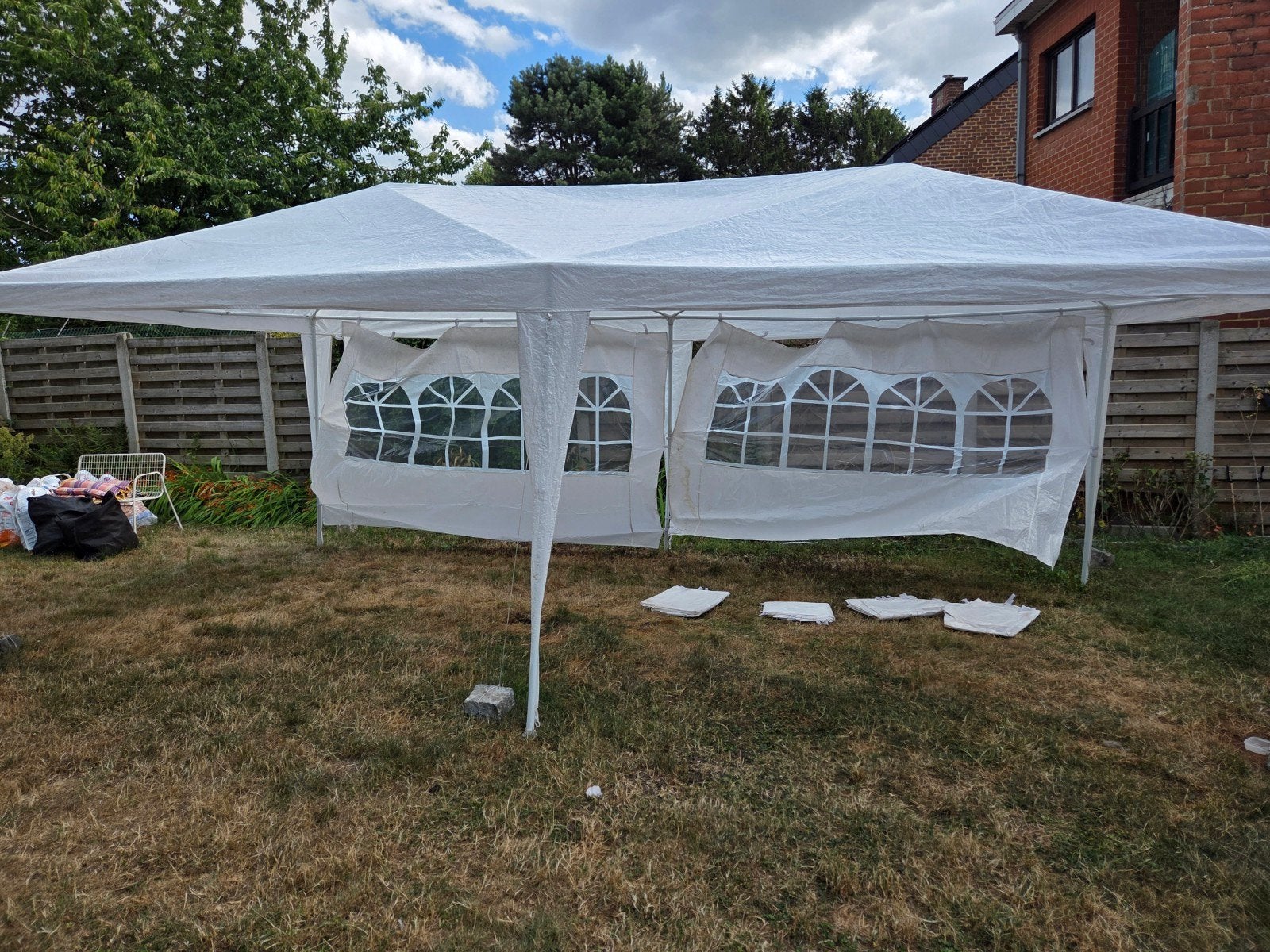 Tonnelle 3x6m très peu utilisée, Ophalen, Gebruikt, Partytent, Minder dan 4 meter