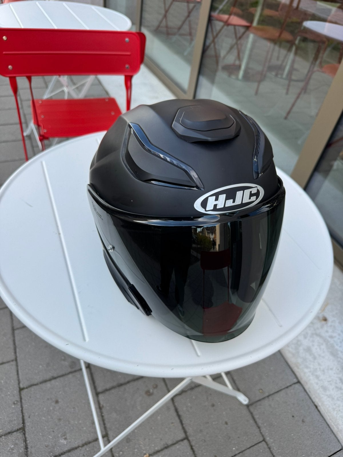 casque hjc f31, Enlèvement, HJC
