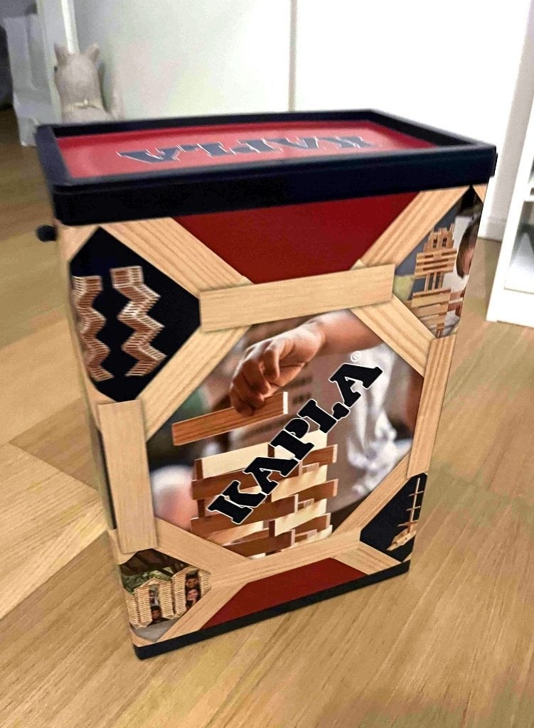 Coffret KAPLA 200 planchettes en bois + livret, Enlèvement, Utilisé, Autres marques