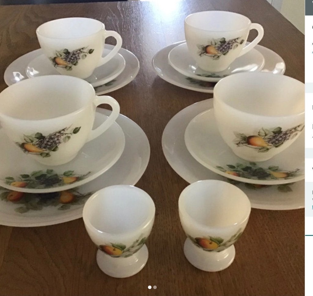 Retro arcopal koffietassen, Ophalen of Verzenden