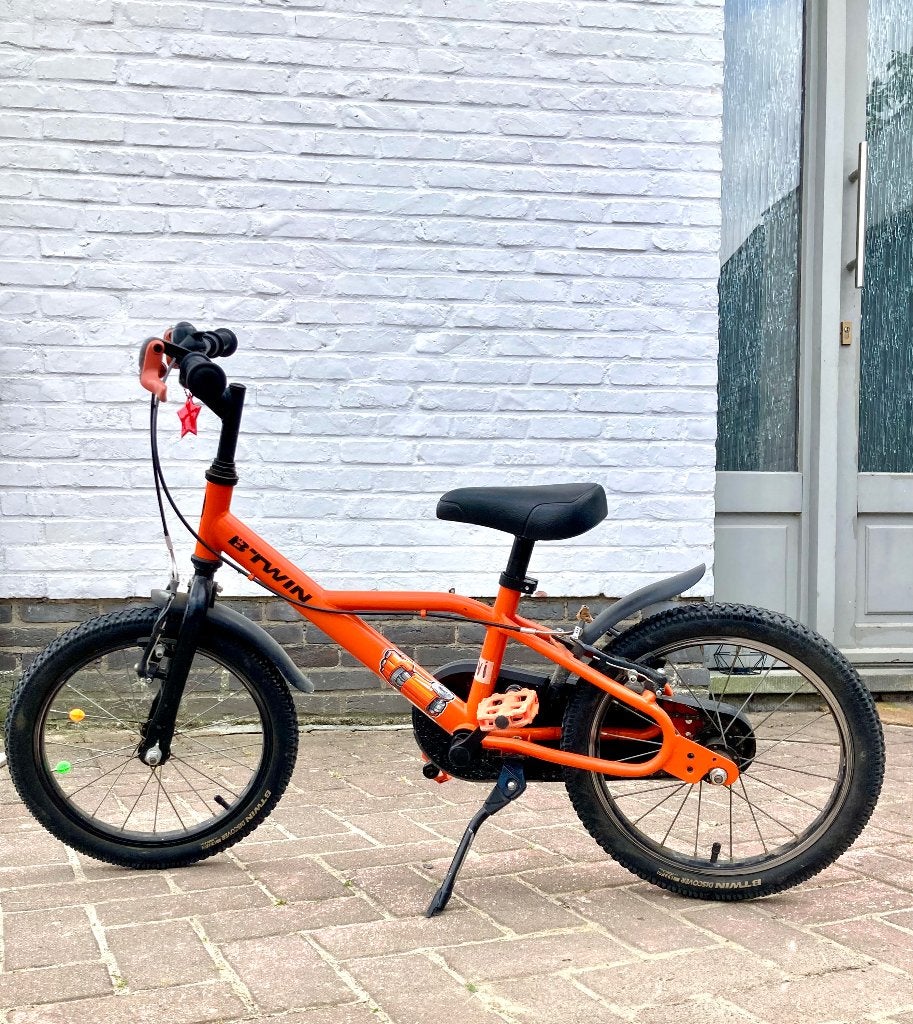 Kinderfiets te koop, Fietsen en Brommers, Fietsen | Kinderfietsjes, Ophalen, B-Twin, Schijfrem, 16 tot 20 inch
