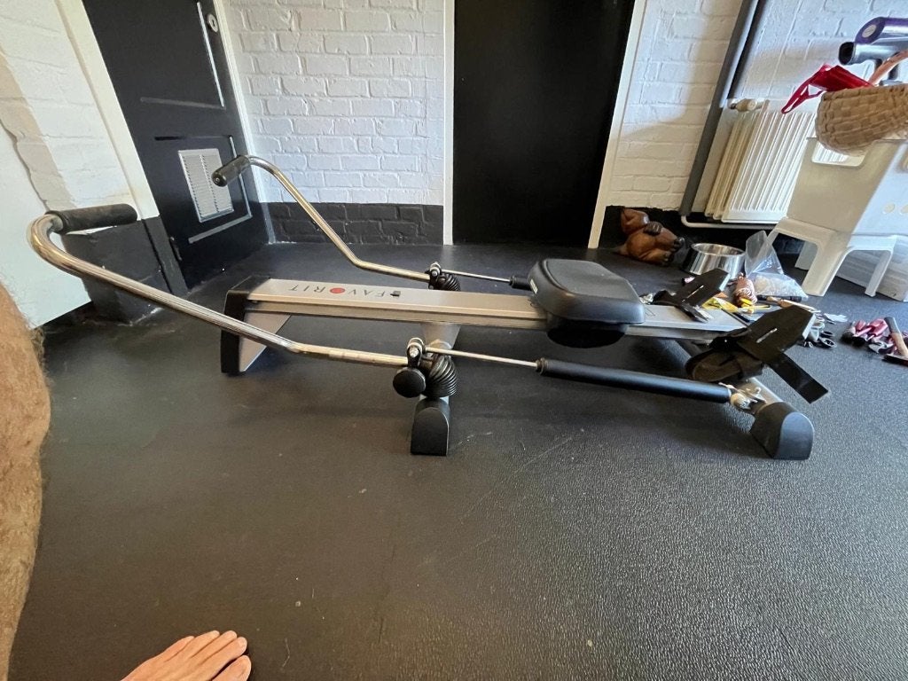 Rameur kettler Favorit, Sports & Fitness, Appareils de fitness, Rameur, Comme neuf, Enlèvement, Métal
