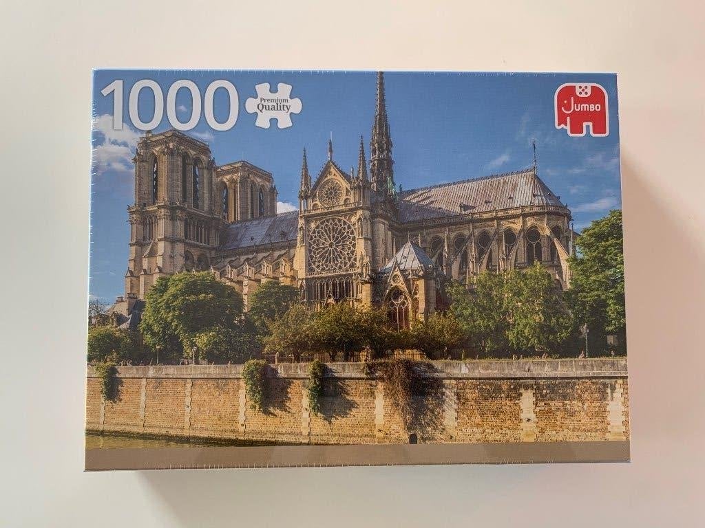 Puzzel Notre Dame, Jumbo, 1000 st, Ophalen of Verzenden, 500 t/m 1500 stukjes, Nieuw, Legpuzzel
