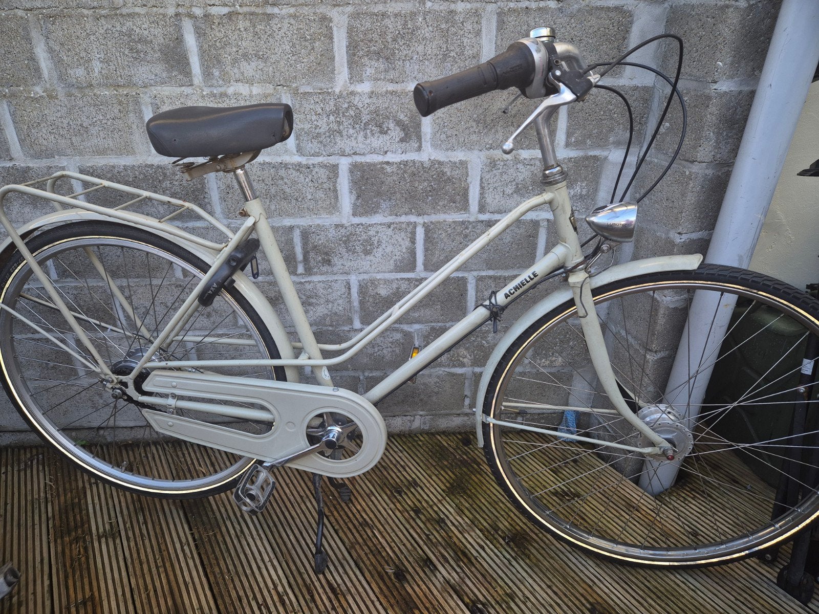 Achielle damesfiets 28 inch., Gebruikt, 47 tot 50 cm, Versnellingen, Trommelrem
