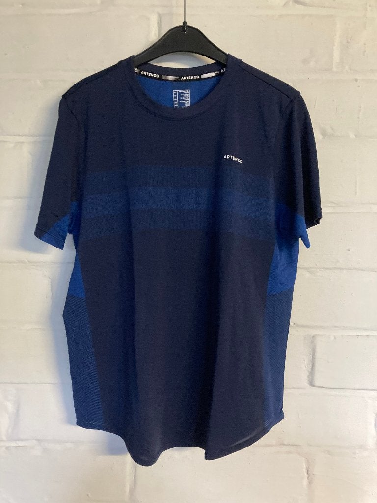 Blauw sport t-shirt, Artengo, 14-15 jaar, Garçon, Enlèvement ou Envoi, Comme neuf, Vêtements de sport ou Maillots de bain