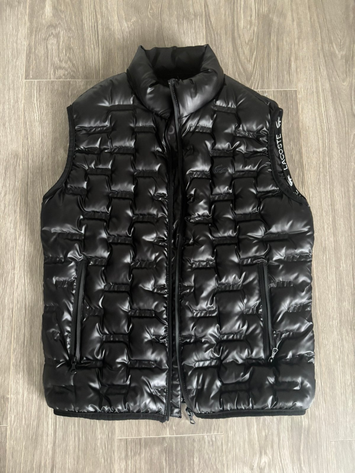 Lacoste bodywarmer zwart, Kleding | Heren, Bodywarmers, Ophalen, Zo goed als nieuw, Maat 46 (S) of kleiner, Zwart