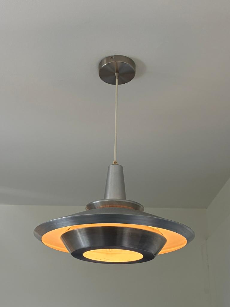 Vintage hanglamp, Ophalen, Zo goed als nieuw, Metaal