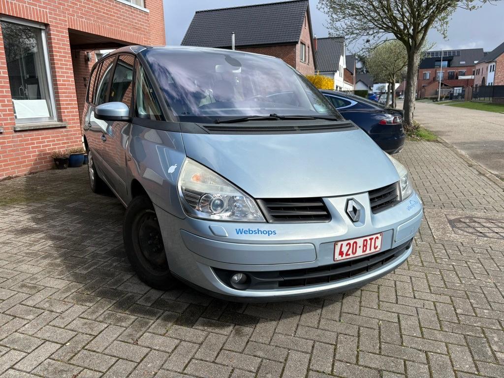 Renault Grand Espace 2.0 | 7 leder seats | Navi, Auto's, Renault, Voorwielaandrijving, Monovolume, Beige, Blauw