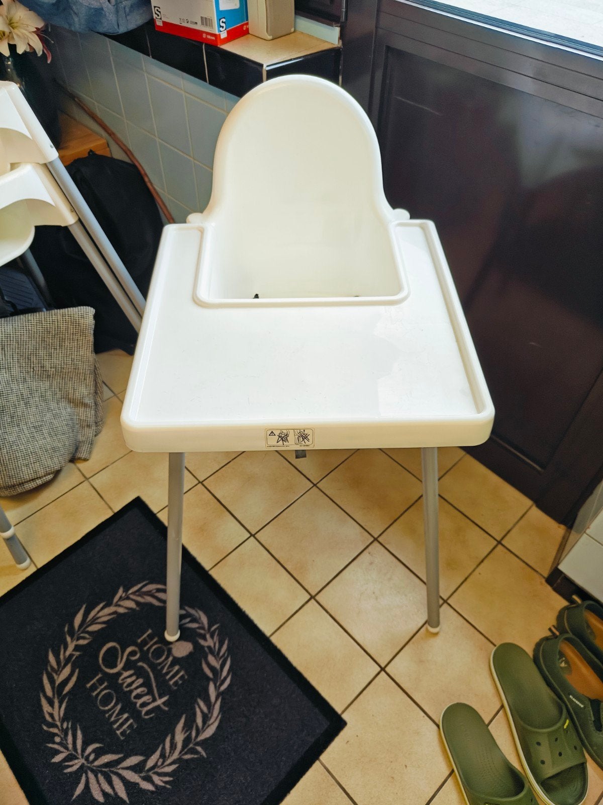 Ikea babystoel antilop, Ophalen, Zo goed als nieuw, Overige typen, Afneembaar eetblad