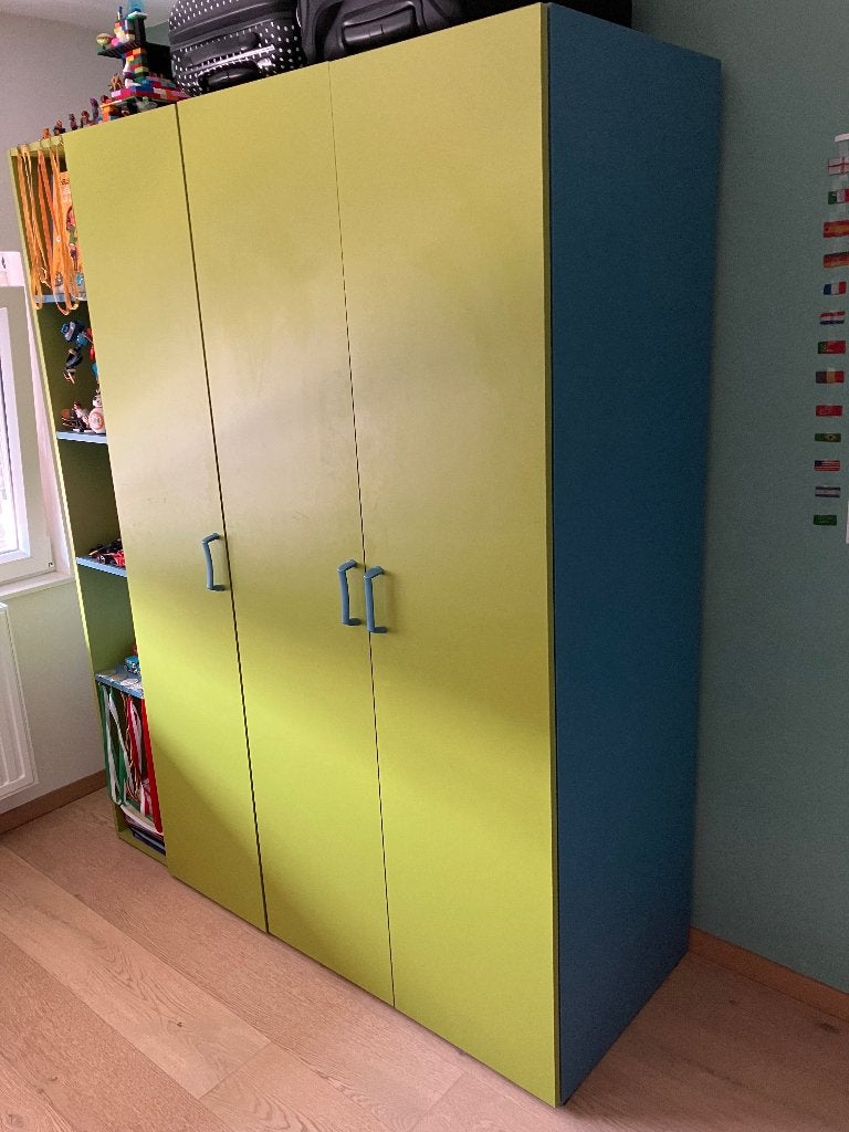Chambre (lit + garde-robe), Enfants & Bébés, Chambre d'enfant | Chambres d'enfant complètes, Enlèvement, Utilisé, Garçon