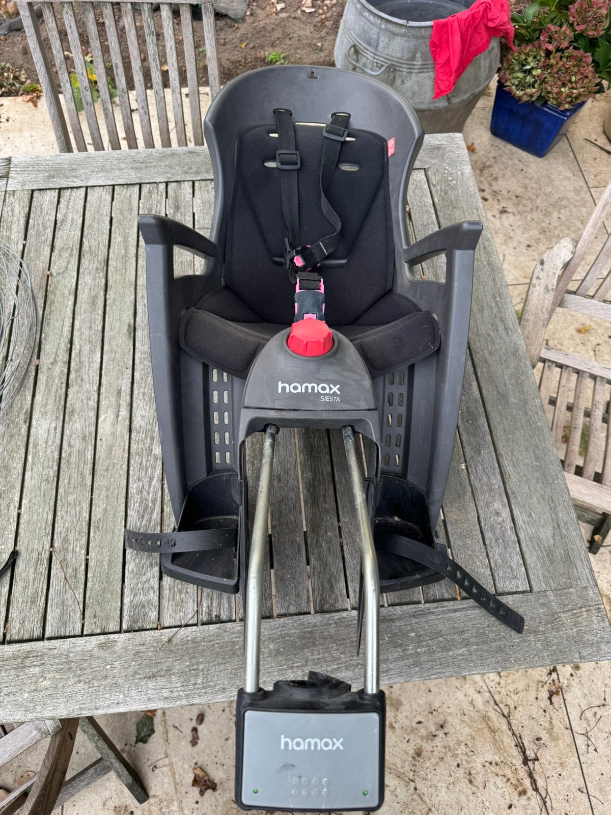 Kinderzitje voor de fiets van hamax, Repose-pieds, 22 à 36 kg, Enlèvement, Utilisé