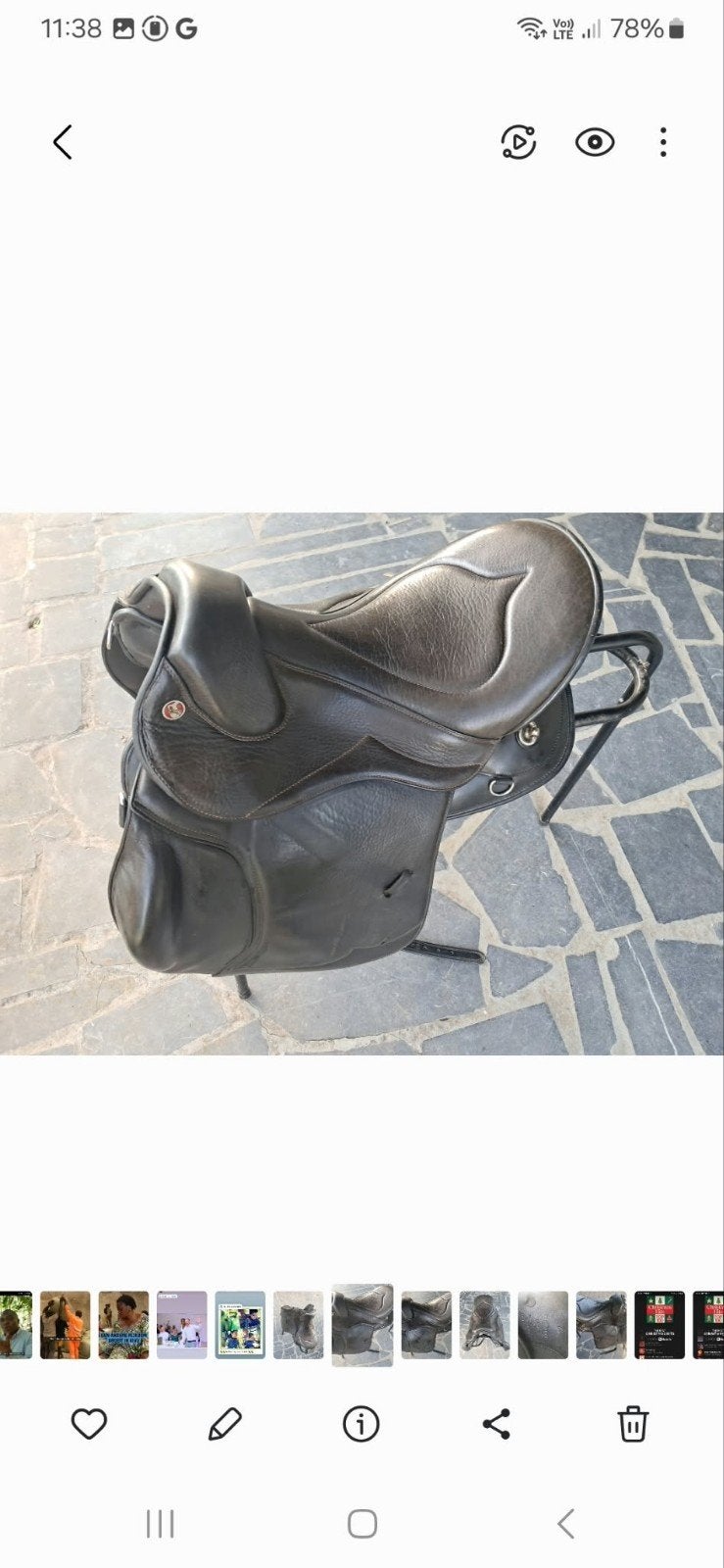 te koop zadel, Enlèvement, Comme neuf, Kieffer, Récréation