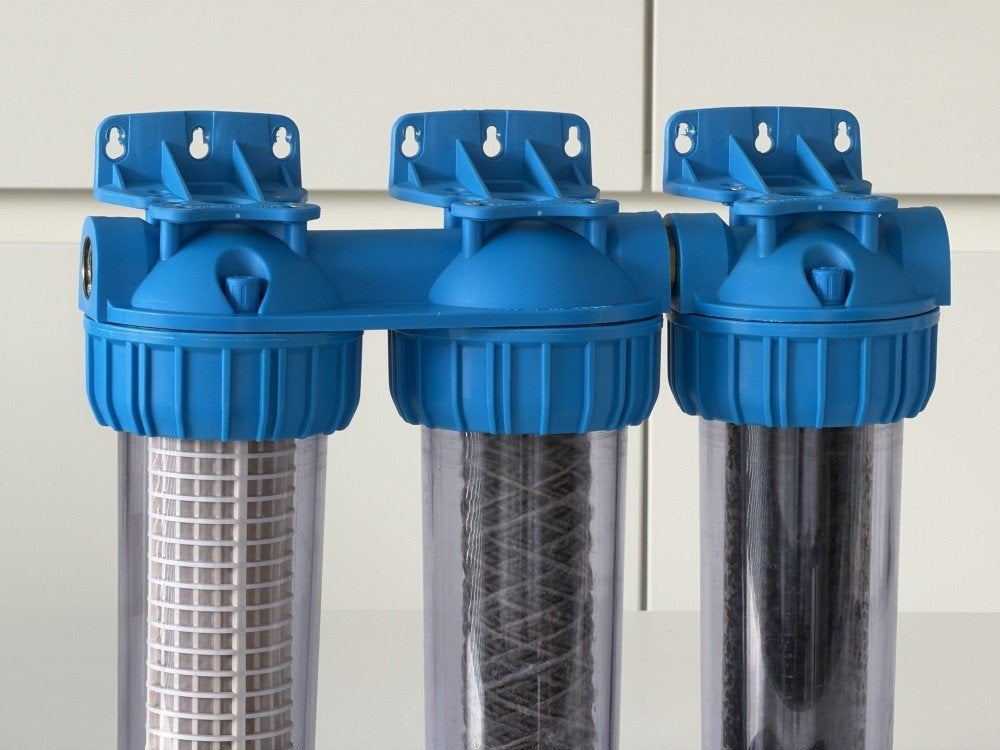 3-stap regenwaterfilter trio / triplex (was 199,-), Ophalen of Verzenden, Gebruikt, Overige typen