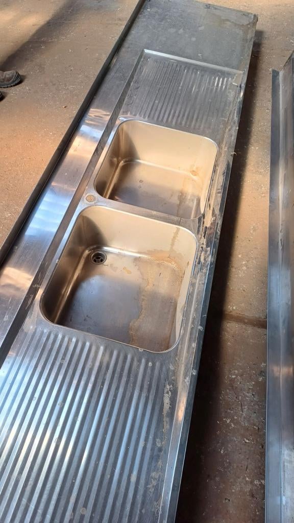 Inox wastafel spoelbak, Ophalen