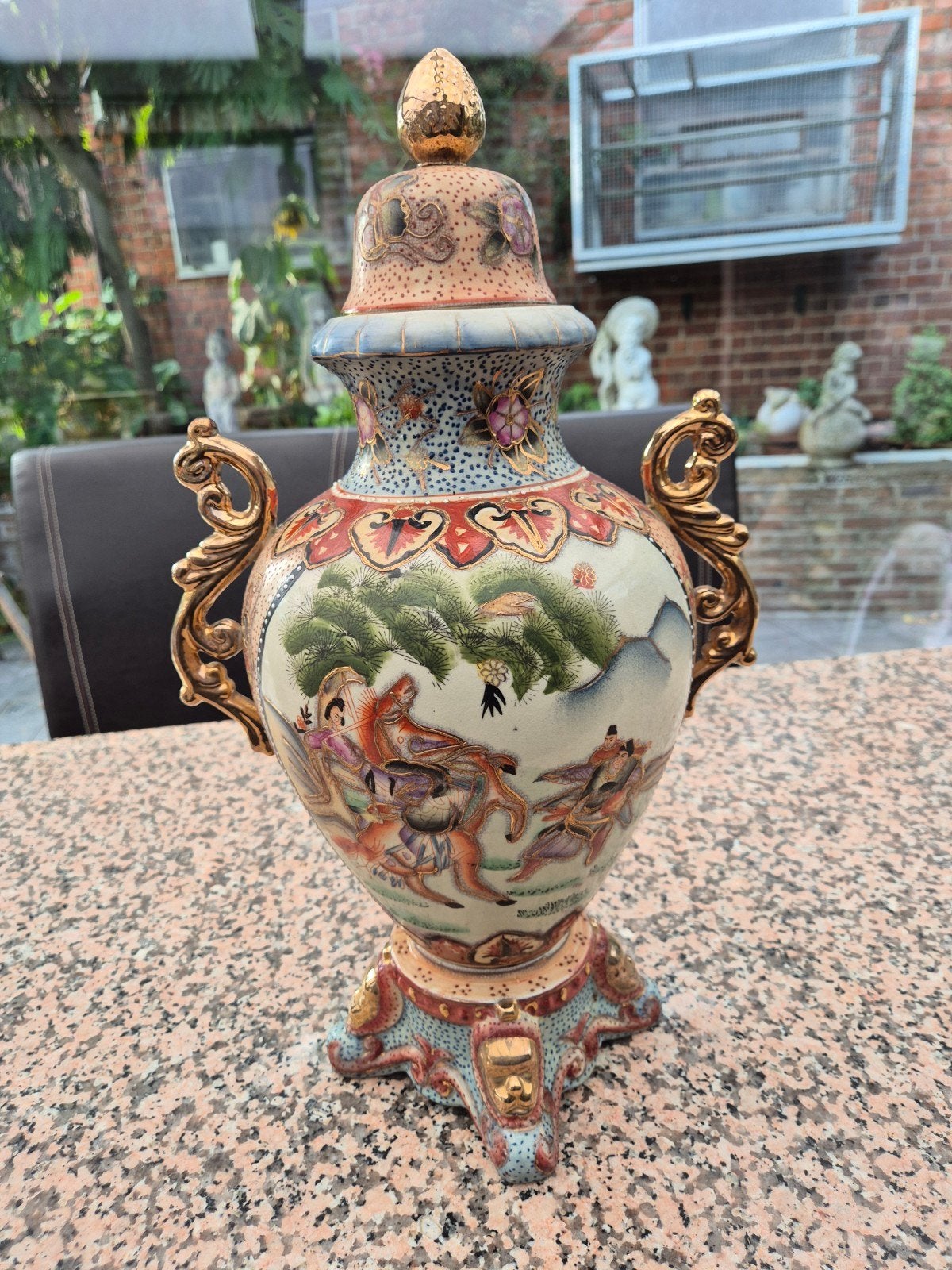 Handbeschilderde Japanse Satsuma porselein, Antiek en Kunst, Ophalen