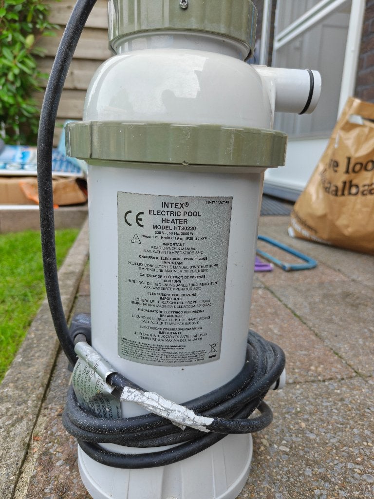 intex zwembadverwarming, Ophalen, Zo goed als nieuw, Verwarming