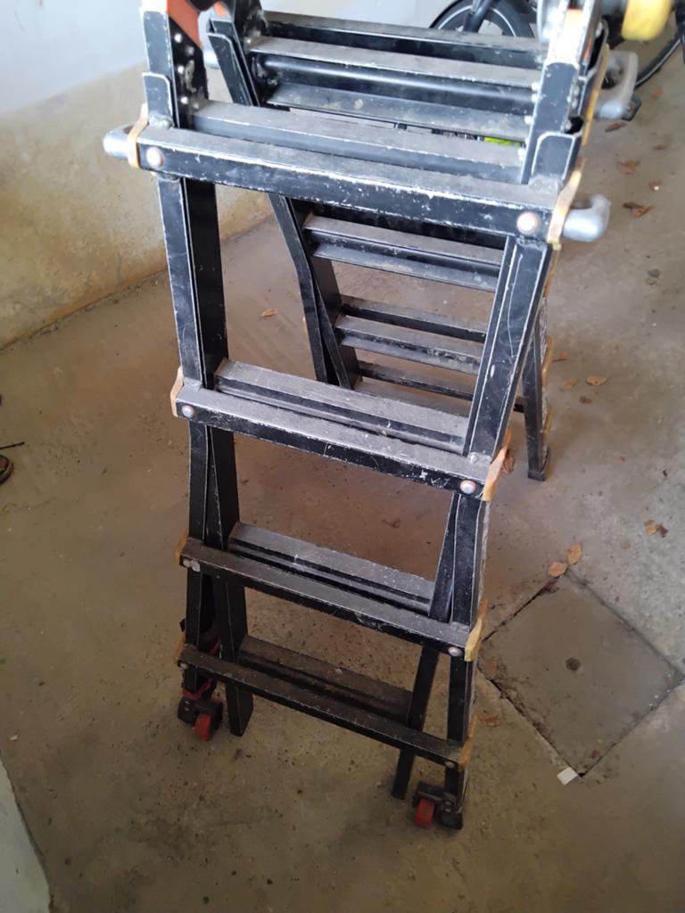 Ladder. Professionele vouwladder., Doe-het-zelf en Bouw, Ophalen, Ladder
