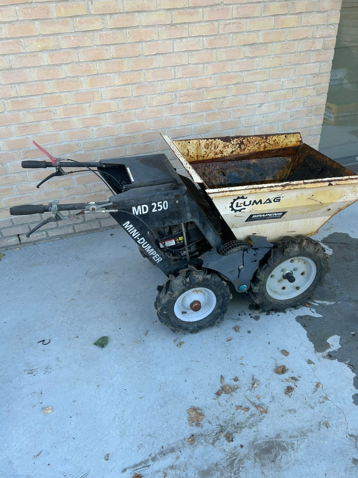 Te koop: Lumag MD250 mini-dumper (2010), Ophalen, Gebruikt