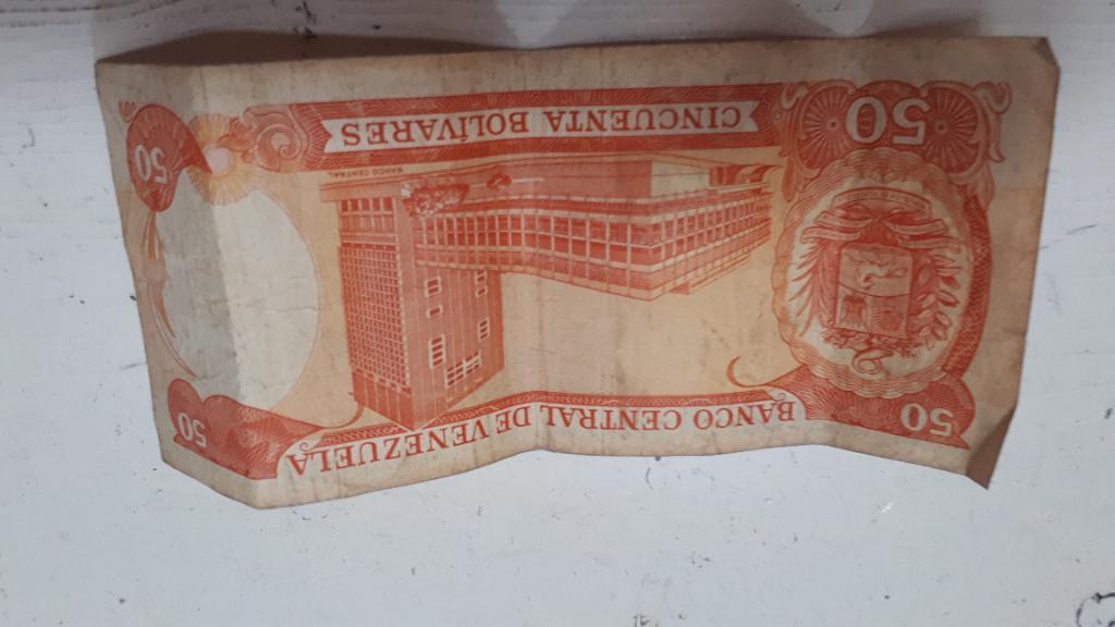 50 Bolivares, Timbres & Monnaies, Billets de banque | Amérique, Enlèvement